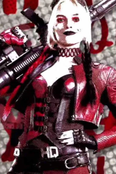 Margot Robbie The Suicide Squad Harley Quinn Jacket And Vest
