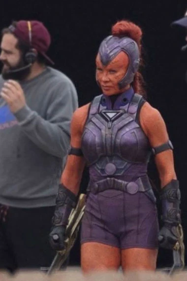Suicide Squad Mongal Mayling Ng Purple Cosplay Leather Vest