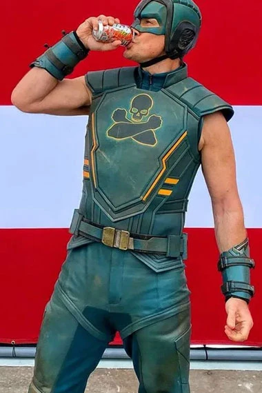TDK Nathan Fillion Suicide Squad Green Cosplay Leather Vest