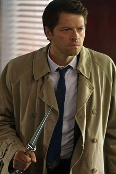 Supernatural Misha Collins Castiel Jimmy Novak Trench Coat