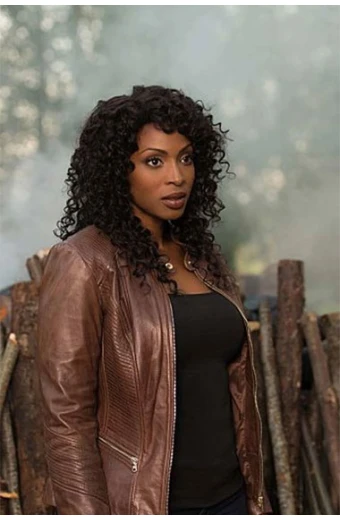 Supernatural Billie Lisa Berry Quilted Brown Leather Jacket supernatural-lisa-berry-brown-jacket