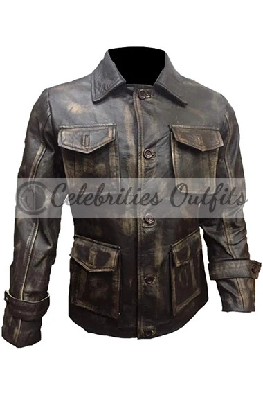 Supernatural Dean Winchester Jensen Ackles Distressed Jacket