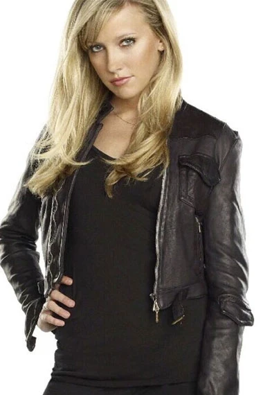 Supernatural TV Show Katie Cassidy Ruby Black Leather Jacket
