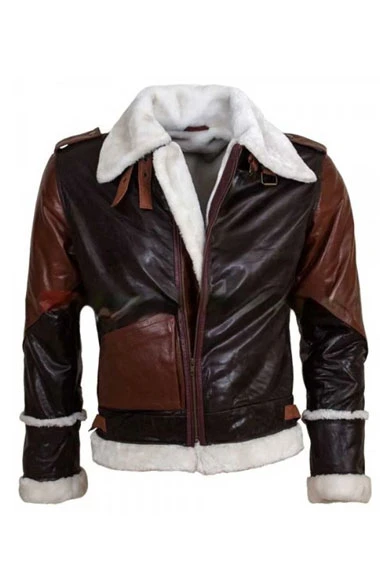 Rocky Balboa Sylvester Stallone Aviator Brown Bomber Jacket