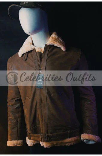 Sylvester Stallone Rocky Balboa Bomber Black Aviator Jacket sylvestor-stallone-rocky4-flying-jacket