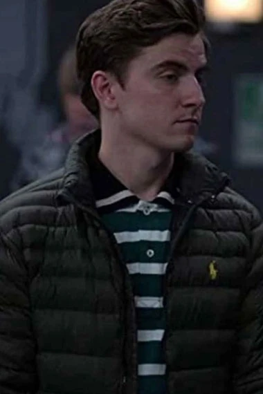 Billy Harris Ted Lasso Colin Hughes Quilted Puffer Jacket