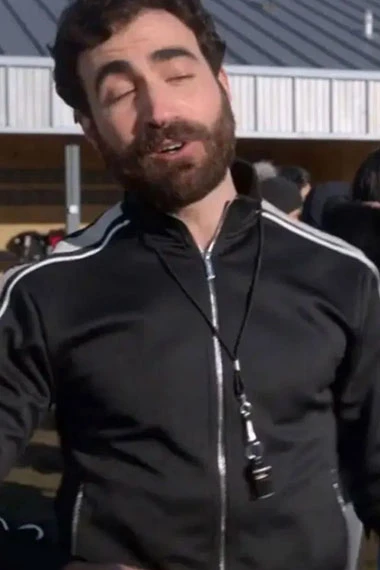 Roy Kent Ted Lasso Brett Goldstein Sports Black Fleece Jacket