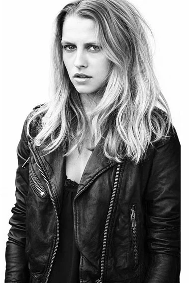 Womens Teresa Palmer Street Casual Black Biker Leather Jacket