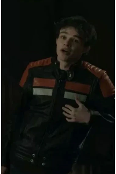 Jason Todd Titans Curran Walters Robin Black Racer Jacket
