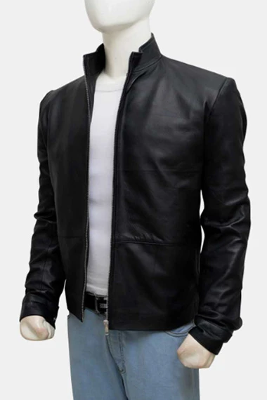 John Anderton Minority Report Tom Cruise Black Bomber Jacket