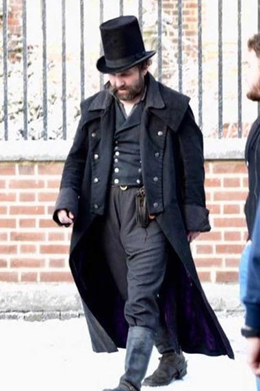 A Christmas Carol Tom Hardy Black Cotton Trench Long Coat
