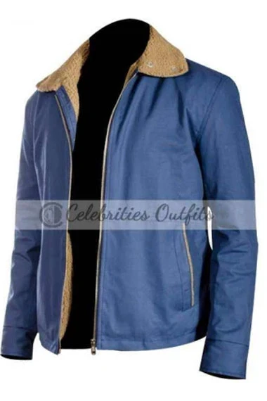 The Drop Movie Bob Saginowski Tom Hardy Blue Cotton Jacket