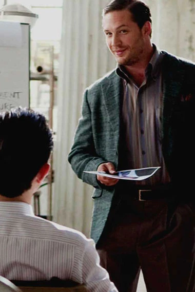 Inception Movie Tom Hardy Eames Comfortable Grey Wool Blazer
