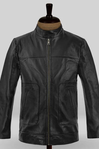 This Means War Tuck Hansen Tom Hardy Black Leather Jacket