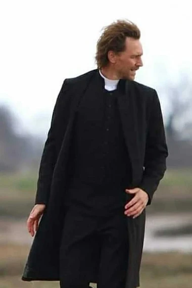 Tom Hiddleston The Essex Serpent Will Ransome Black Wool Coat