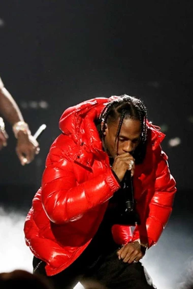 Travis Scott BET Hip Hop Awards Hooded Quilted Puffer Jacket