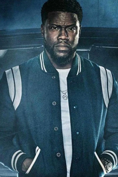 Kevin Hart True Story Kid Blue Fleece Bomber Varsity Jacket