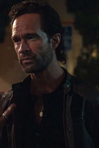 True Story Savvas Chris Diamantopoulos Black Leather Jacket