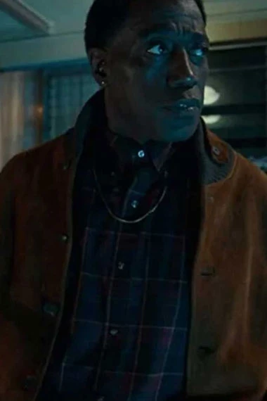 Carlton True Story Wesley Snipes Bomber Brown Suede Jacket