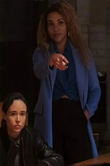 Allison Hargreeves Emmy Raver-Lampman Umbrella Academy Coat