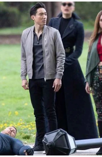 The Umbrella Academy Justin Min Ben Hargreeves Bomber Jacket justin-min-the-umbrella-academy-jacket