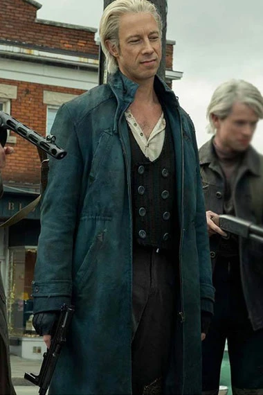 Jason Bryden Otto The Umbrella Academy Black Leather Coat