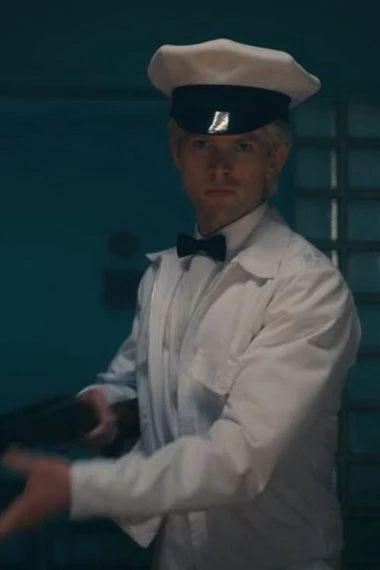The Umbrella Academy Tom Sinclair Oscar White Cotton Jacket