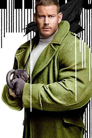 Umbrella Academy Luther Hargreeves Tom Hopper Green Wool Coat