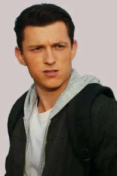 Uncharted Nathan Drake Tom Holland Bomber Green Cotton Jacket