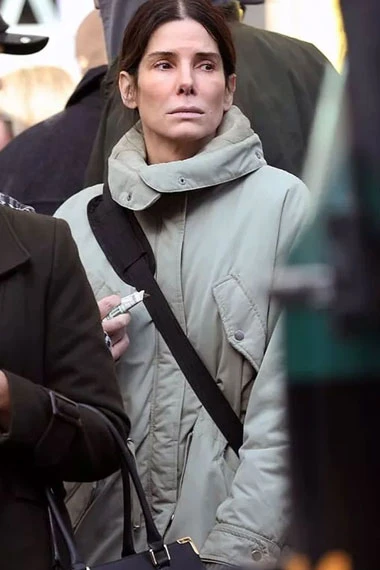 The Unforgivable Ruth Slater Sandra Bullock Grey Cotton Jacket
