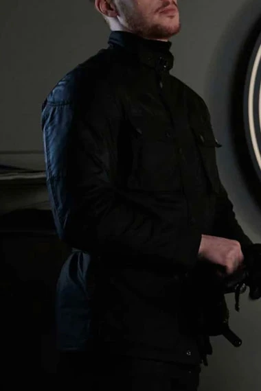 Mikhail Tanner Vampire Academy Max Parker Black Cotton Jacket