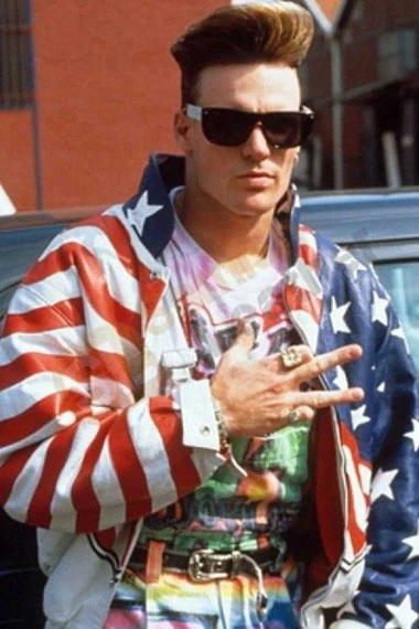 Rapper Vanilla Ice Robert Matthew American Flag Jacket