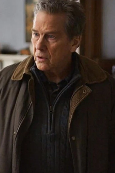Tim Matheson Virgin River Doc Mullins Brown Cotton Jacket