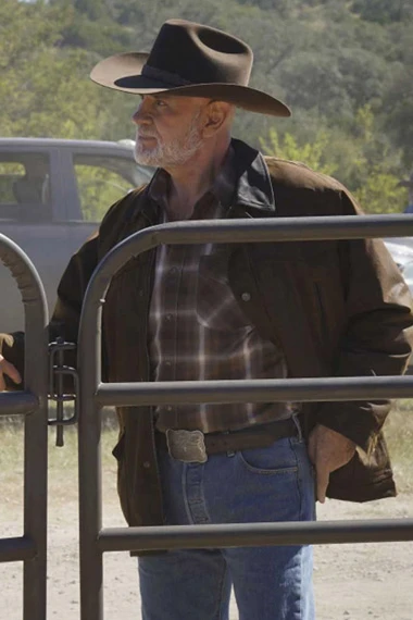 Walker TV Show Mitch Pileggi Bonham Bomber Brown Cotton Jacket