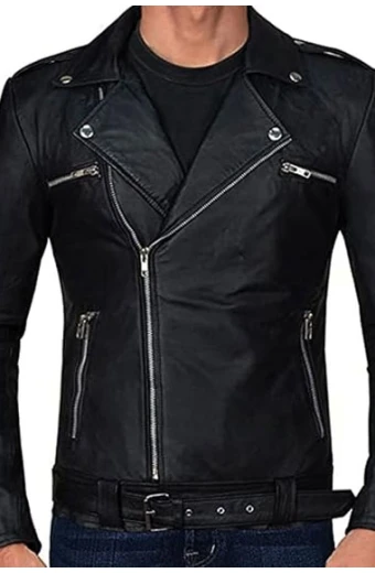 Jeffrey Dean Morgan Negan Walking Dead Biker Leather Jacket walking-dead-jeffrey-dean-morgan-jacket