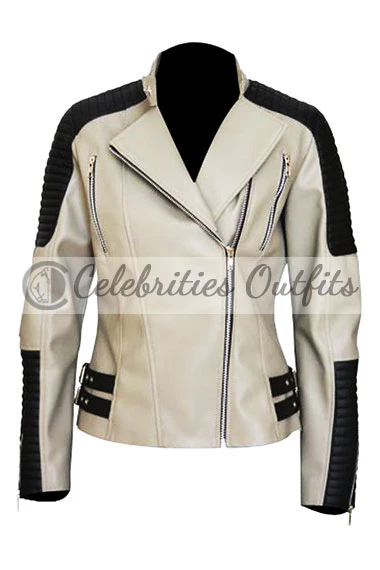 Rosita Espinosa Walking Dead Christian Serratos Quilted Jacket