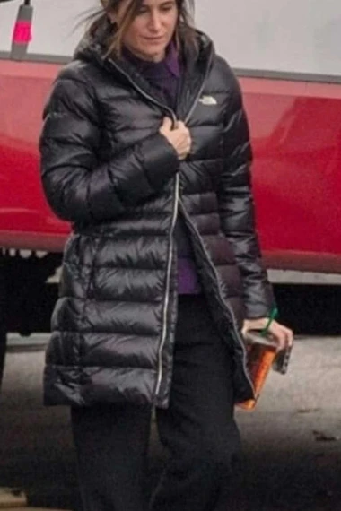 Kathryn Hahn Agatha Harkness WandaVision Quilted Puffer Coat