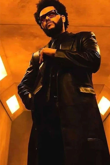 The Weeknd Take My Breath Mens Bomber Black Long Trench Coat