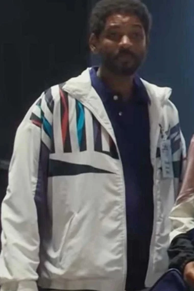 Richard Williams King Richard Will Smith White Cotton Jacket
