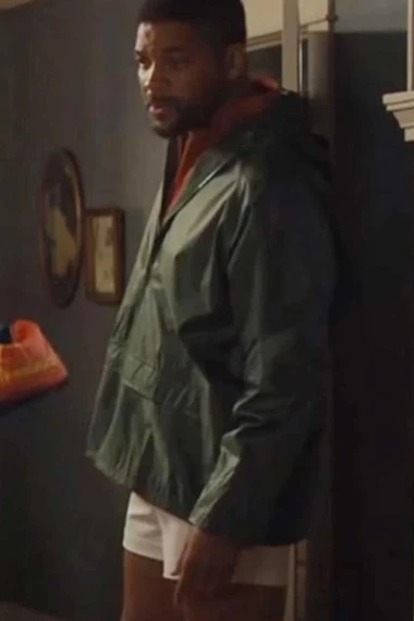 King Richard Richard Williams Will Smith Green Parachute Jacket