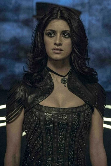 Yennefer Anya Chalotra The Witcher Black Cosplay Leather Vest