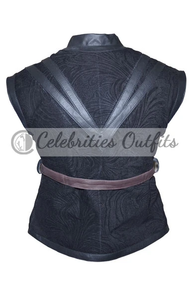 Yennefer of Vengerberg Wild Hunt Witcher Black Cosplay Vest the-witcher-wild-hunt-yennefer-vest