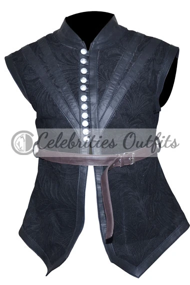 Witcher Wild Hunt Yennefer of Vengerberg Black Cosplay Vest