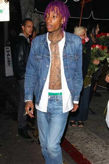 Casual Wiz Khalifa The Warwick Street Mens Blue Denim Jacket