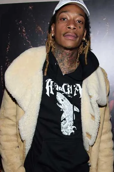 Wiz Khalifa Casual Beige Suede Leather Shearling Plush Coat
