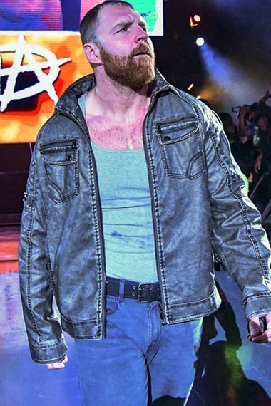 Jonathan David Good Jon Moxley Dean Ambrose Blue Bomber Jacket