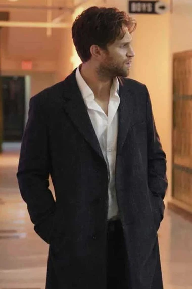 Walker TV Series Liam Keegan Allen Black Wool Trench Coat