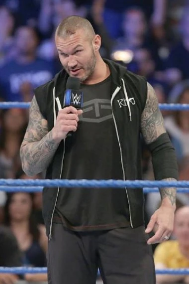 Smackdown Randy Orton WWE Mens Casual Hoodie Black Fleece Vest