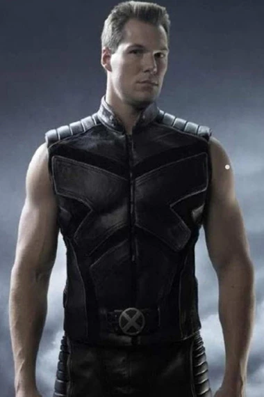 Colossus X-Men Last Stand Daniel Cudmore Black Leather Vest