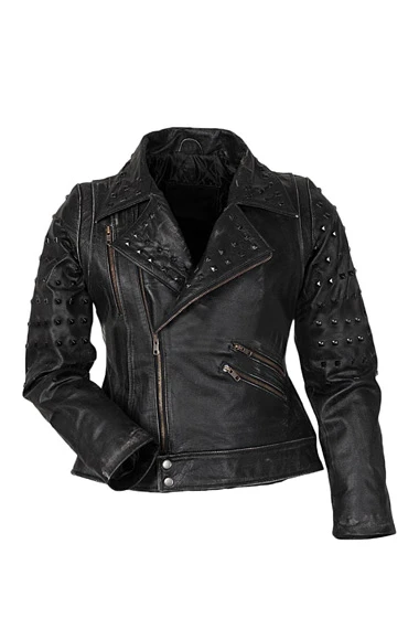 Mystique X Men Apocalypse Jennifer Lawrence Studded Jacket